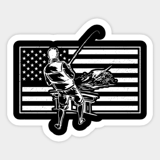 American Marlin Fishing Sticker